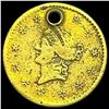 Image 1 : 1851 Rare Gold Dollar HIGH GRADE