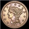 Image 1 : 1857 Braided Hair Large Cent CLOSELY UNCIRCULATED