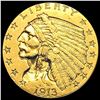 Image 1 : 1913 $2.50 Gold Quarter Eagle UNCIRCULATED