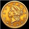 Image 1 : 1851-O Rare Gold Dollar CLOSELY UNCIRCULATED