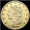 Image 1 : 1835 $5 Gold Half Eagle CLOSELY UNCIRCULATED
