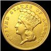 Image 1 : 1856 $3 Gold Piece CLOSELY UNCIRCULATED