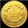Image 2 : 1856 $3 Gold Piece CLOSELY UNCIRCULATED