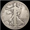 Image 1 : 1921 Walking Liberty Half Dollar NICELY CIRCULATED
