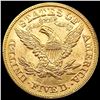 Image 2 : 1880 $5 Gold Half Eagle UNCIRCULATED