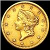 Image 1 : 1851 Rare Gold Dollar NEARLY UNCIRCULATED