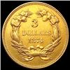 Image 2 : 1874 $3 Gold Piece CLOSELY UNCIRCULATED