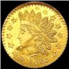Image 1 : 1880 Round California Gold Quarter UNCIRCULATED