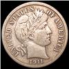 Image 1 : 1911-S Barber Dime NICELY CIRCULATED