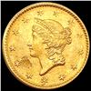 Image 1 : 1852 Rare Gold Dollar HIGH GRADE