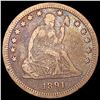 Image 1 : 1891 Seated Liberty Quarter NICELY CIRCULATED