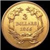 Image 2 : 1855 $3 Gold Piece CLOSELY UNCIRCULATED