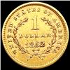 Image 2 : 1852 Rare Gold Dollar UNCIRCULATED