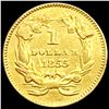 Image 2 : 1855 Rare Gold Dollar CLOSELY UNCIRCULATED