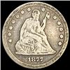 Image 1 : 1877-CC Seated Liberty Quarter NICELY CIRCULATED