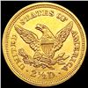 Image 2 : 1852 $2.50 Gold Quarter Eagle CHOICE BU