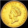 Image 1 : 1855 Rare Gold Dollar CLOSELY UNCIRCULATED