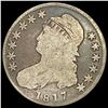 Image 1 : 1817 Capped Bust Half Dollar NICELY CIRCULATED