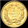 Image 2 : 1862 Rare Gold Dollar UNCIRCULATED