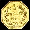 Image 2 : 1859 Rare Gold Dollar UNCIRCULATED