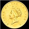 Image 1 : 1855 Rare Gold Dollar NEARLY UNCIRCULATED