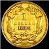 Image 2 : 1889 Rare Gold Dollar CLOSELY UNCIRCULATED
