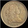 Image 1 : 1804 Draped Bust Half Cent CLOSELY UNCIRCULATED
