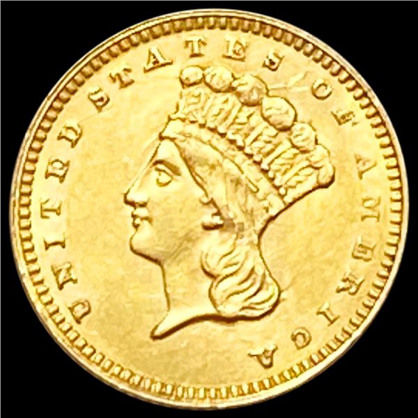 1862 Rare Gold Dollar UNCIRCULATED