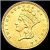 Image 1 : 1862 Rare Gold Dollar UNCIRCULATED