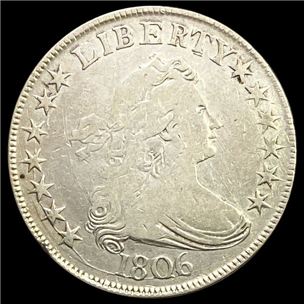 1806 Draped Bust Half Dollar LIGHTLY CIRCULATED