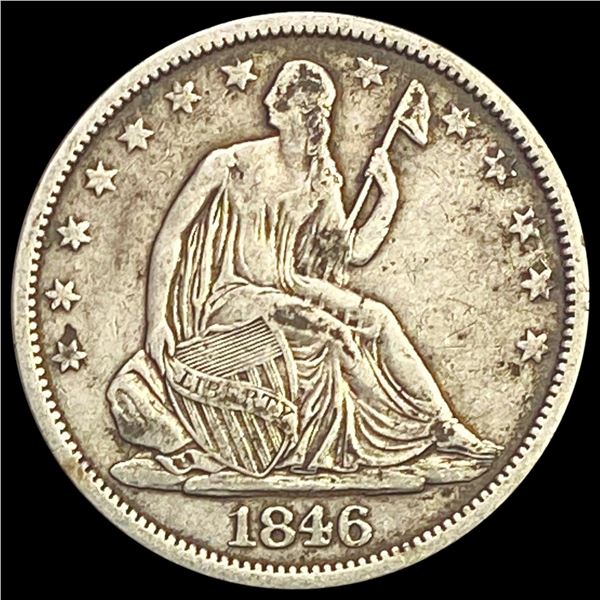1846-O Seated Liberty Half Dollar NEARLY UNCIRCULATED