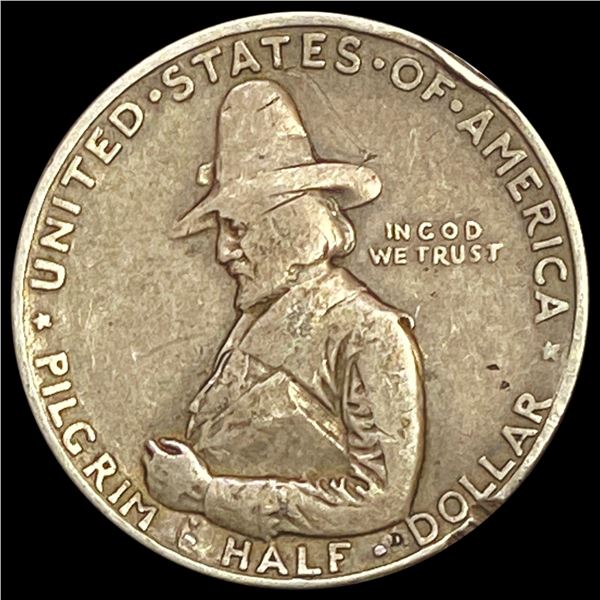 1920 Pilgrim Half Dollar LIGHTLY CIRCULATED