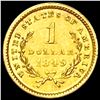 Image 2 : 1849 Rare Gold Dollar CLOSELY UNCIRCULATED