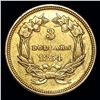 Image 2 : 1854 $3 Gold Piece HIGH GRADE