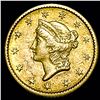 Image 1 : 1852 Rare Gold Dollar CHOICE AU