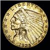 Image 1 : 1925 $2.50 Gold Quarter Eagle UNCIRCULATED