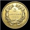 Image 2 : 1854 $3 Gold Piece UNCIRCULATED