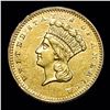Image 1 : 1861 Rare Gold Dollar UNCIRCULATED