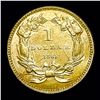 Image 2 : 1861 Rare Gold Dollar UNCIRCULATED
