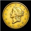 Image 1 : 1849 Rare Gold Dollar CLOSELY UNCIRCULATED