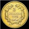 Image 2 : 1878 $3 Gold Piece CLOSELY UNCIRCULATED