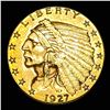 Image 1 : 1927 $2.50 Gold Quarter Eagle CLOSELY UNCIRCULATED