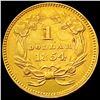 Image 2 : 1854 Rare Gold Dollar CLOSELY UNCIRCULATED