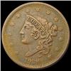 Image 1 : 1838 Coronet Head Large Cent NEARLY UNCIRCULATED