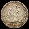Image 1 : 1853 Arrows Seated Liberty Quarter LIGHTLY CIRCULATED