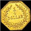 Image 2 : 1881 Octagonal California Gold Quarter CLOSELY UNCIRCULATED
