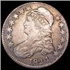 Image 1 : 1824/4 Capped Bust Half Dollar NEARLY UNCIRCULATED