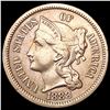 Image 1 : 1888 Nickel Three Cent NEARLY UNCIRCULATED