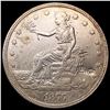 Image 1 : 1877 Silver Trade Dollar NEARLY UNCIRCULATED