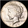Image 1 : 1921 Silver Peace Dollar CLOSELY UNCIRCULATED